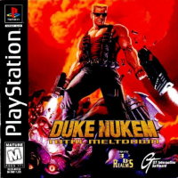 Duke Nukem Total Meltdown Playstation  box art